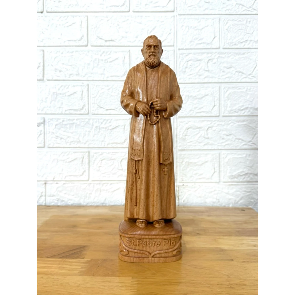 TƯỢNG THÁNH PADRE PIO, CAO 30CM