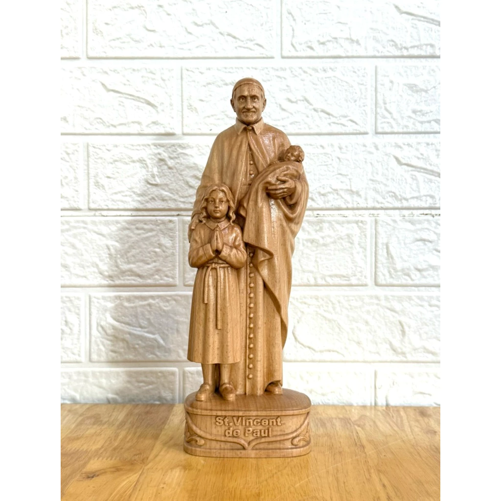 TƯỢNG THÁNH VINH SƠN,  CAO 30CM