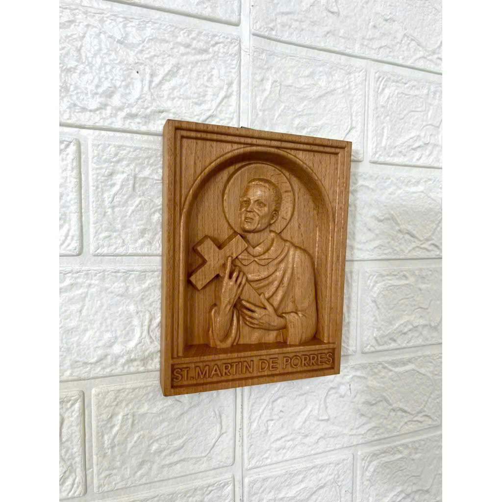 PHÙ ĐIÊU TREO TƯỜNG THÁNH MARTINO DE PORRES (Saint Martin de Porres)