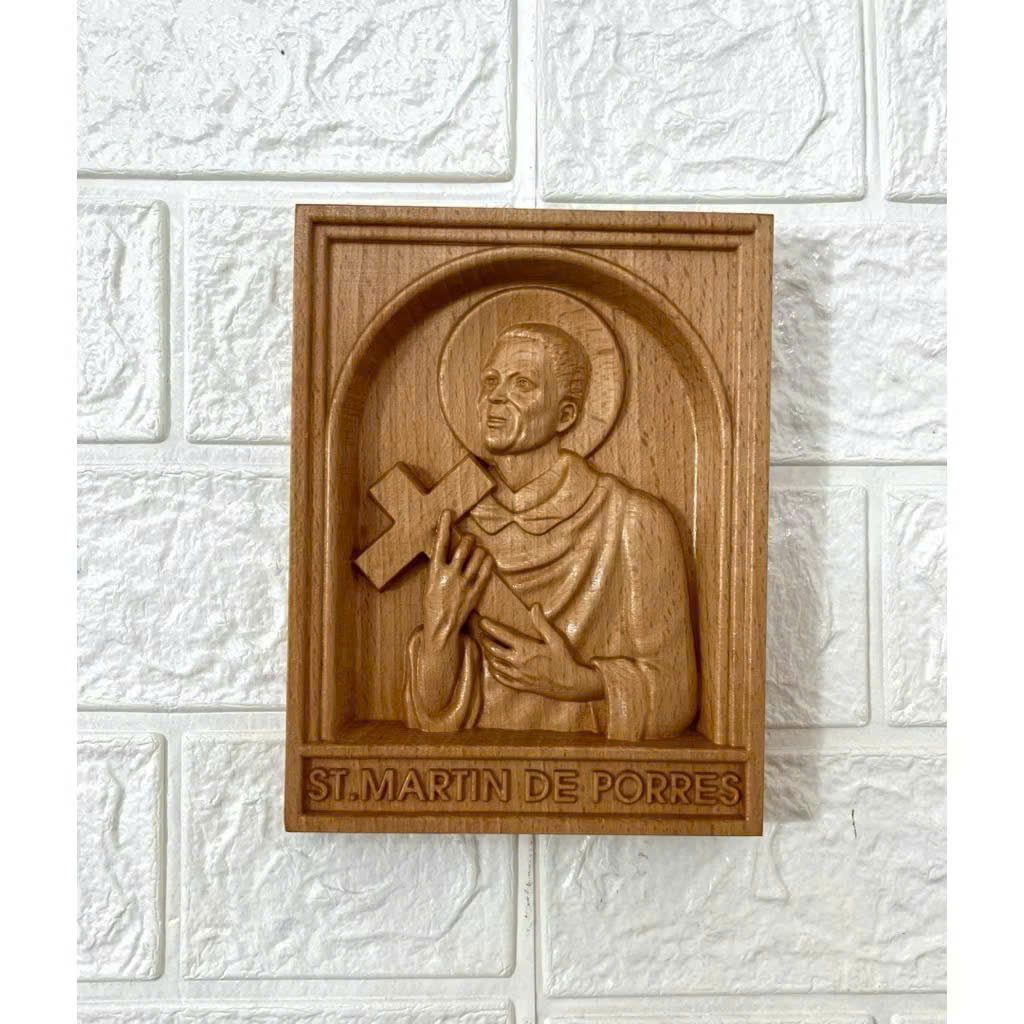 PHÙ ĐIÊU TREO TƯỜNG THÁNH MARTINO DE PORRES (Saint Martin de Porres)