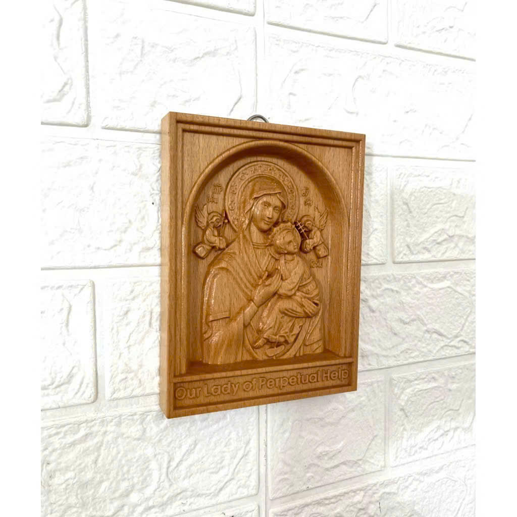 PHÙ ĐIÊU TREO TƯỜNG ĐỨC MẸ HẰNG CỨU GIÚP (Our Lady of Perpetual Help)