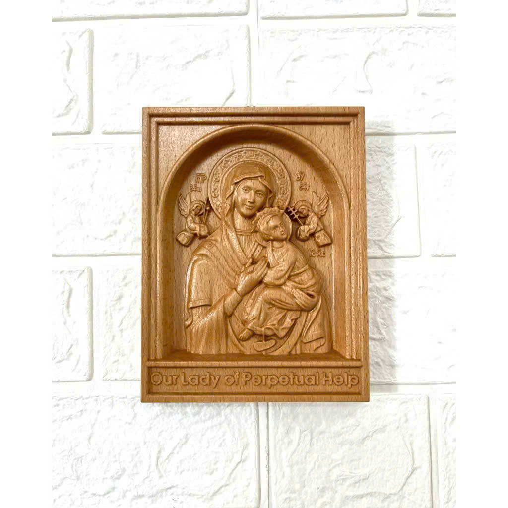 PHÙ ĐIÊU TREO TƯỜNG ĐỨC MẸ HẰNG CỨU GIÚP (Our Lady of Perpetual Help)
