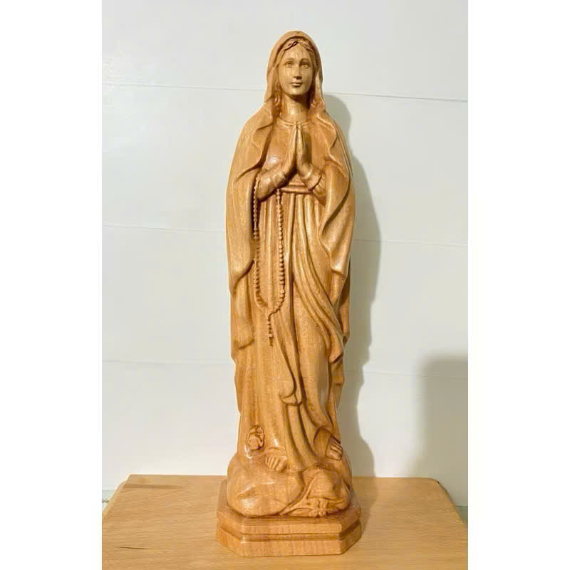 TƯỢNG ĐỨC MẸ LỘ ĐỨC,  CAO 30CM