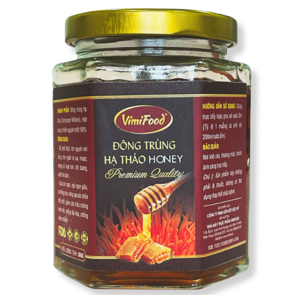 Mật Ong ngâm Đông Trùng Hạ Thảo