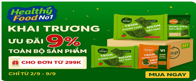🎉 HealthyFoodNo1 TƯNG BỪNG KHAI TRƯƠNG – CHÀO MỪNG TUẦN LỄ 2/9 🇻🇳