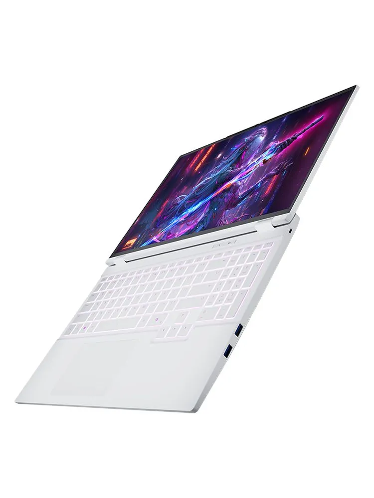 Laptop Gaming FIREBAT 16 pro 16", AMD Ryzen 9 8940HX, RAM 16 GB, SSD, NVIDIA GeForce RTX 5060 dành cho máy tính xách tay (8 GB), Windows Pro, (16Pro), màu trắng, giao diện tiếng Anh