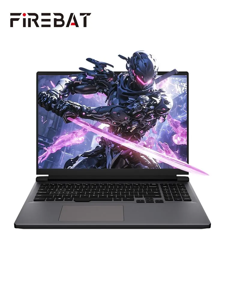 Máy tính xách tay chơi game FIREBAT B16 16", AMD Ryzen 7 7745HX, RAM 16 GB, SSD, NVIDIA GeForce RTX 4050 (6 GB), Windows Pro, (B16), đen mờ