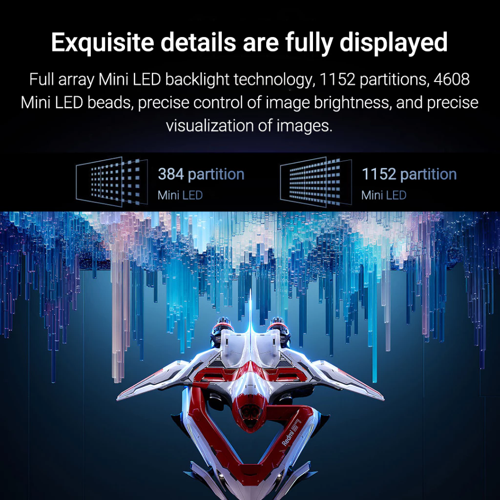 [ORDER]Màn hình Xiaomi Redmi G PRO 27 inch 2K MiniLED(27''/FastIPS/MiniLED/2K/180Hz/1ms/FreeSync)