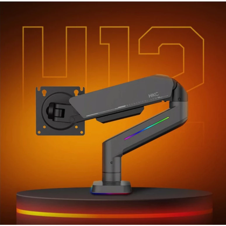 [ORDER]Arm màn hình, giá đỡ màn hình HKC H10 H12 thiết kế gaming Led RGB cực ngầu cho màn hình 17-32 inch chịu tải 2-9kg