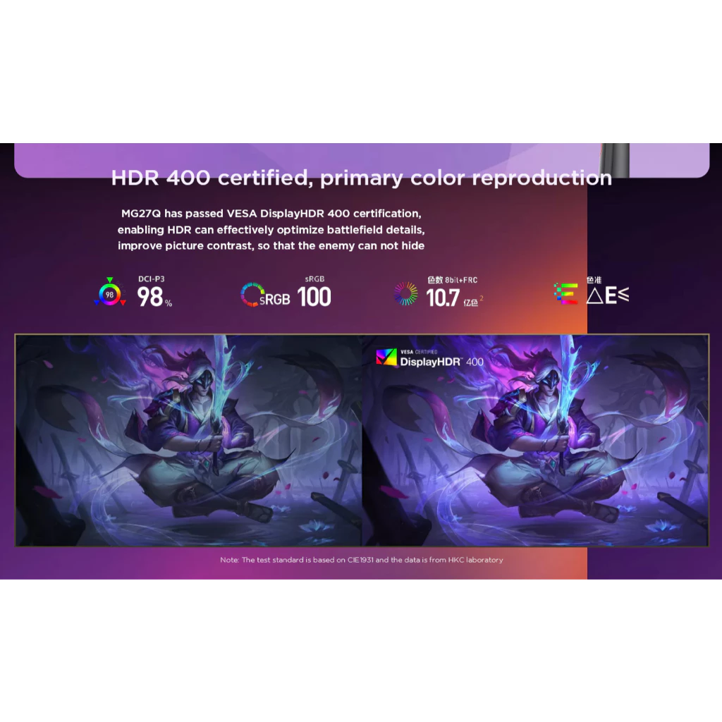 [ORDER]Màn Hình HKC MG27Q 27 inch 2K NanoIPS 180Hz HDR400 - Siêu Nét, Siêu Mượt, Siêu Đã