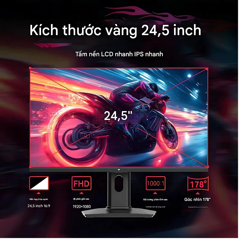 [CHÍNH HÃNG] MÀN HÌNH KTC H25Y7 - 300Hz | 1ms | Fast IPS | Full HD 🔥- BH 36 THÁNG