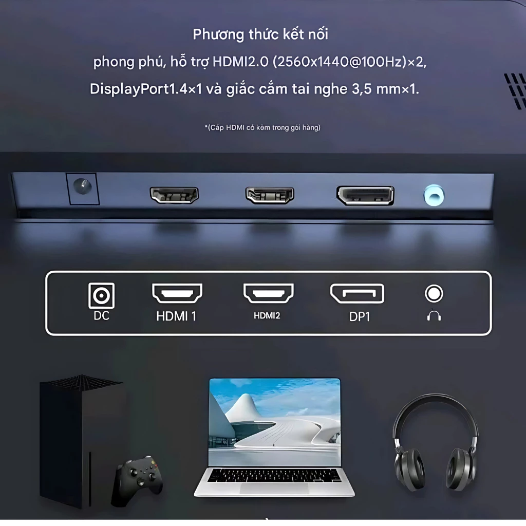 [CHÍNH HÃNG] MÀN HÌNH KTC H27T13 – 27” | 2K QHD | 100Hz | HDR10 | Fast IPS 🌄- BH 36 THÁNG