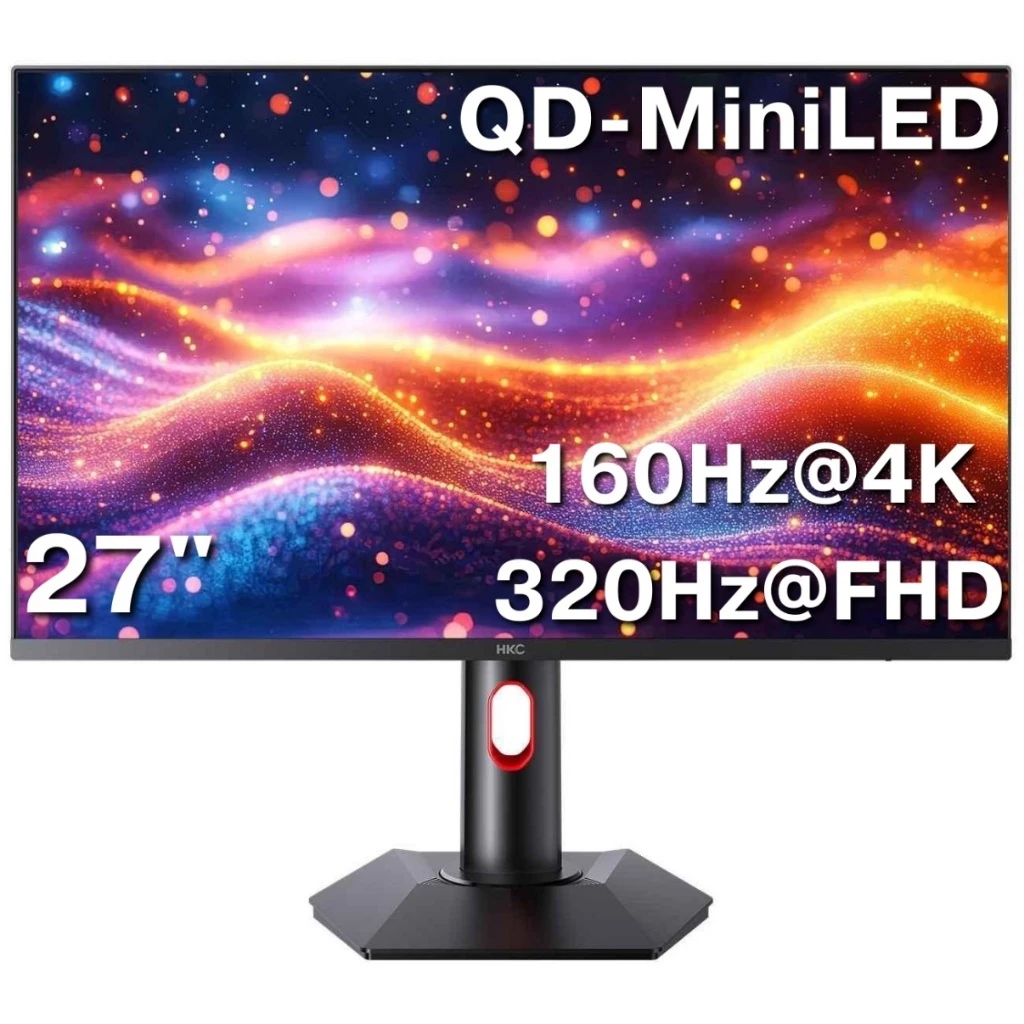 [ORDER]Màn hình HKC G27M7 27 inch DualMode 4K 160Hz/320Hz Mini LED HDR1000 Fast IPS chuyên game và đồ họa