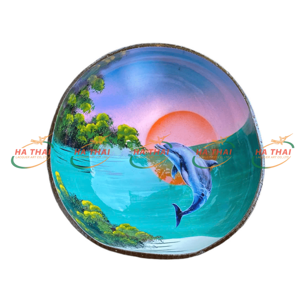 Tropical Style Export Handicrafts Ocean And Dolphins (CB053)