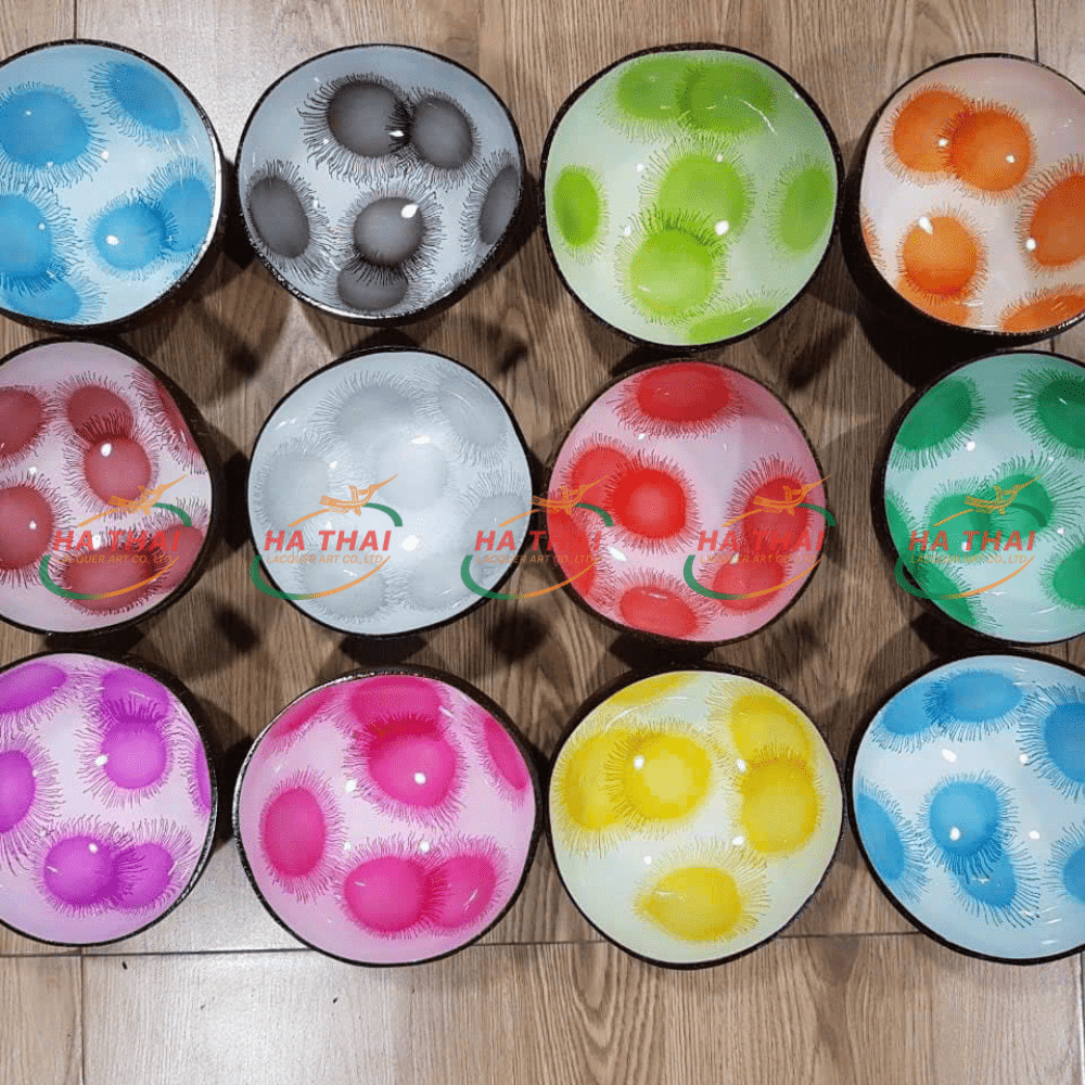 Color Splash Coconut Bowl - CB02