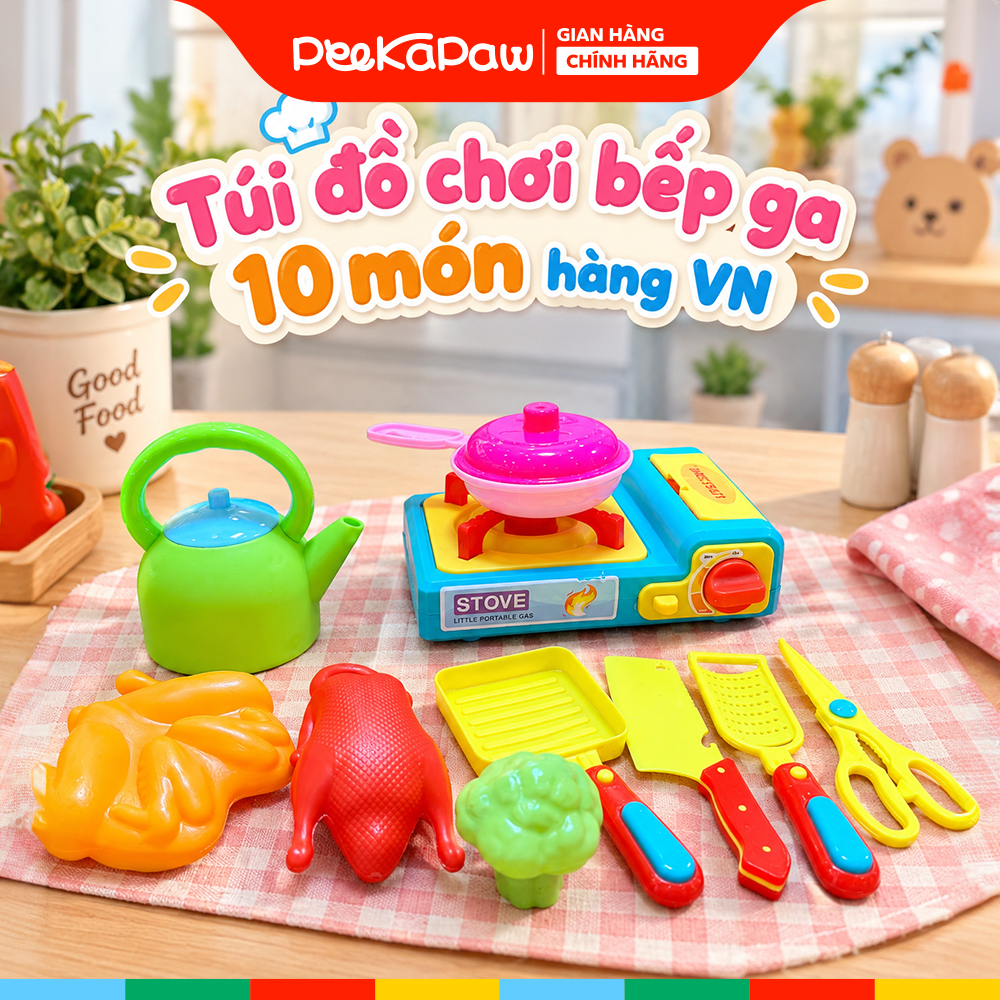Đồ chơi nhà bếp lẩu cù lao hàng Việt Nam PeeKaPaw Toys
