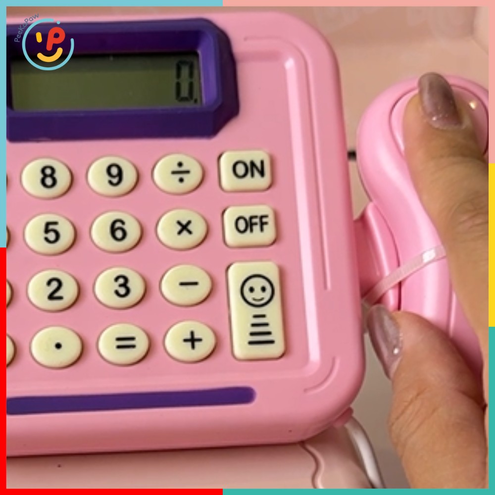 Đồ Chơi Máy Tính Siêu Thị Labubu Cho Bé Có Âm Thanh 1111-171 Peekapaw Toys