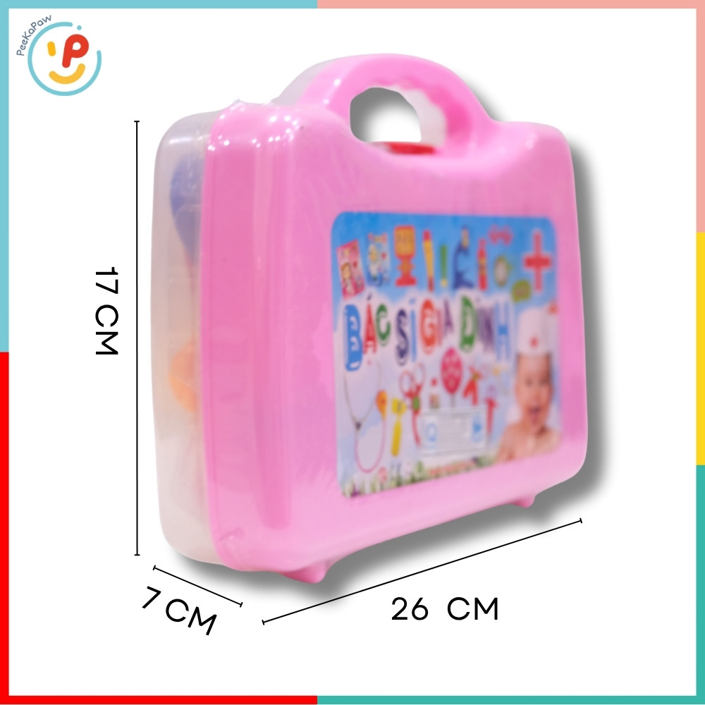 Vali đồ chơi bác sĩ gia đình hàng Việt Nam 0118 PeeKaPaw Toys