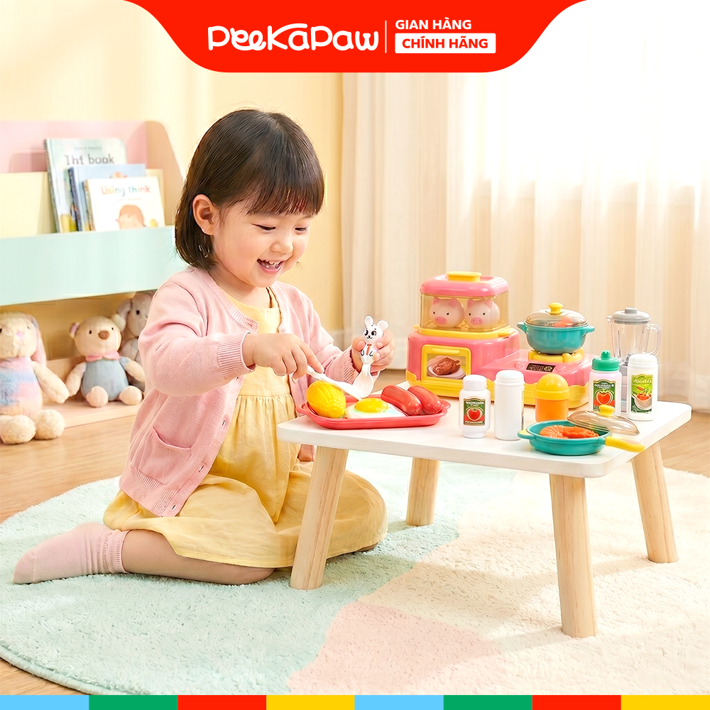 Vỉ nồi hấp Dimsum đồ chơi nấu ăn cho bé 9981 PeeKaPaw Toys