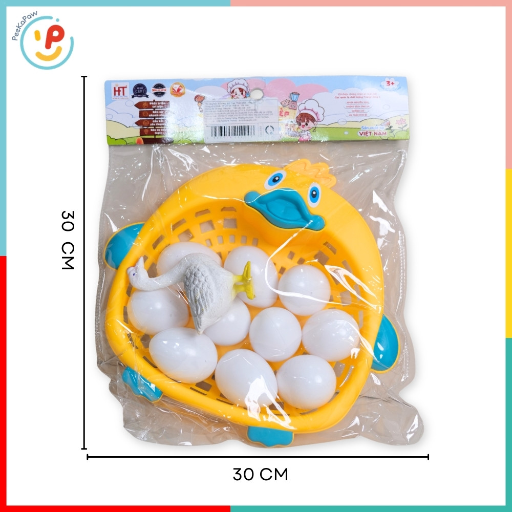 Đồ chơi rổ trứng vịt hàng Việt Nam HT7740 PeeKaPaw Toys