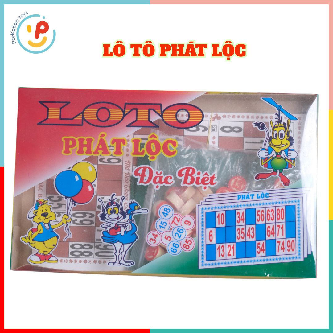 Bộ cờ lô tô truyền thống 90 số bằng gỗ