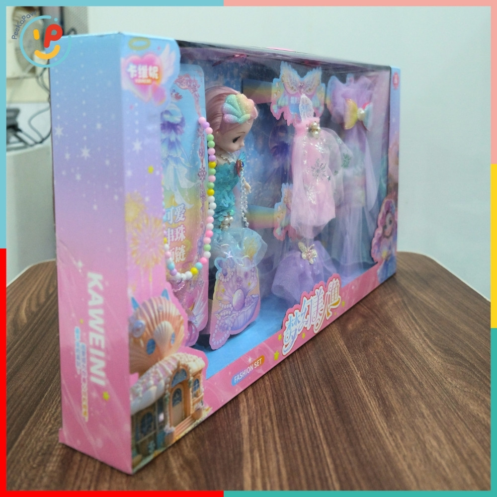 Bộ búp bê công chúa 102-172 kèm váy phụ kiện thời trang xinh xắn – PeeKaPaw Toys