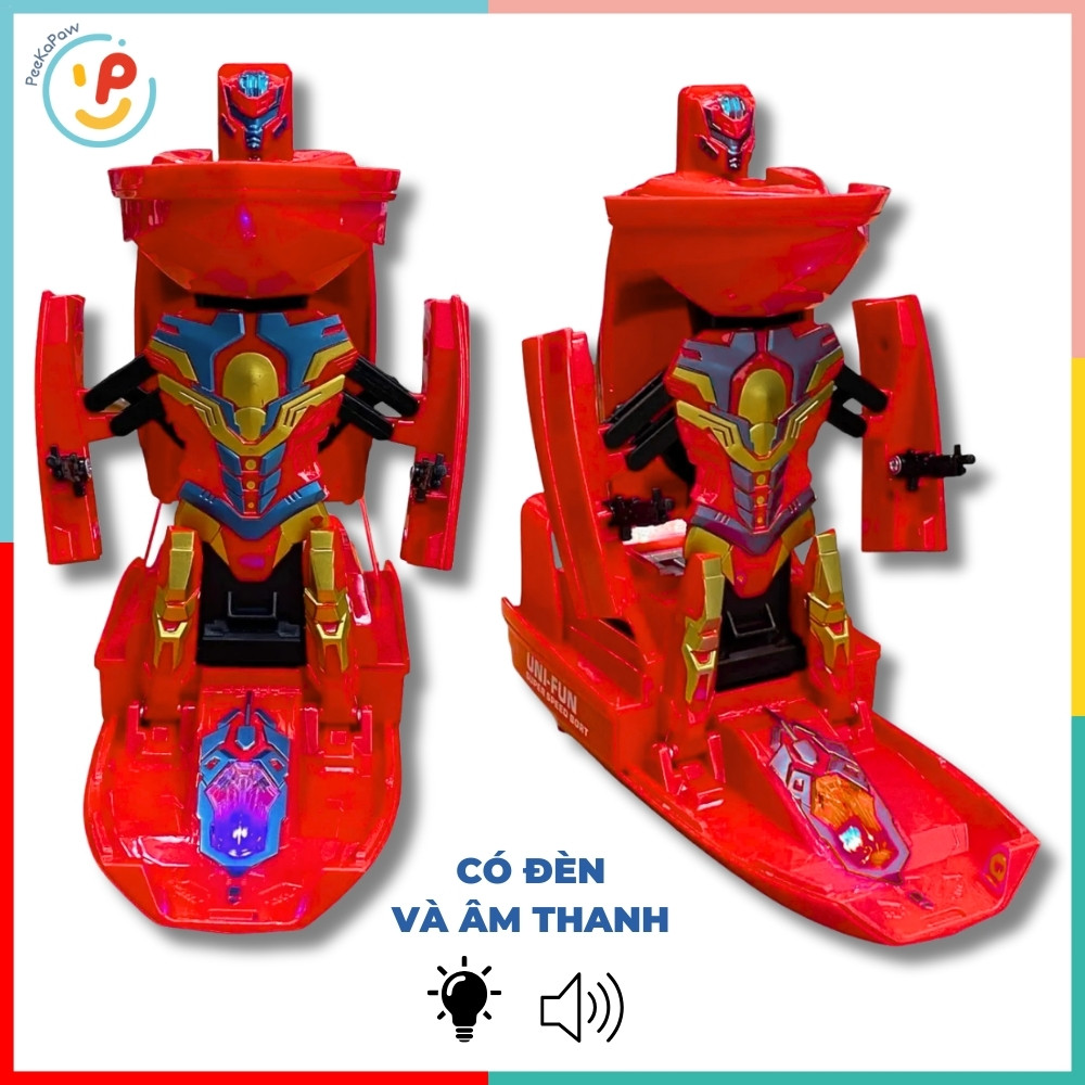 Đồ chơi tàu biến hình thành robot 2in1 9916– PeeKaPaw Toys