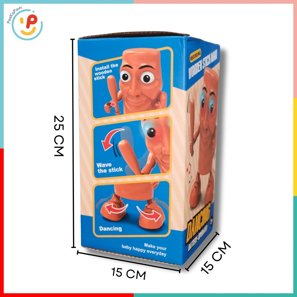 Đồ Chơi Người Gỗ TungTungSahur Biết Nhảy Múa Có Đèn 8899-320 – Peekapaw Toys