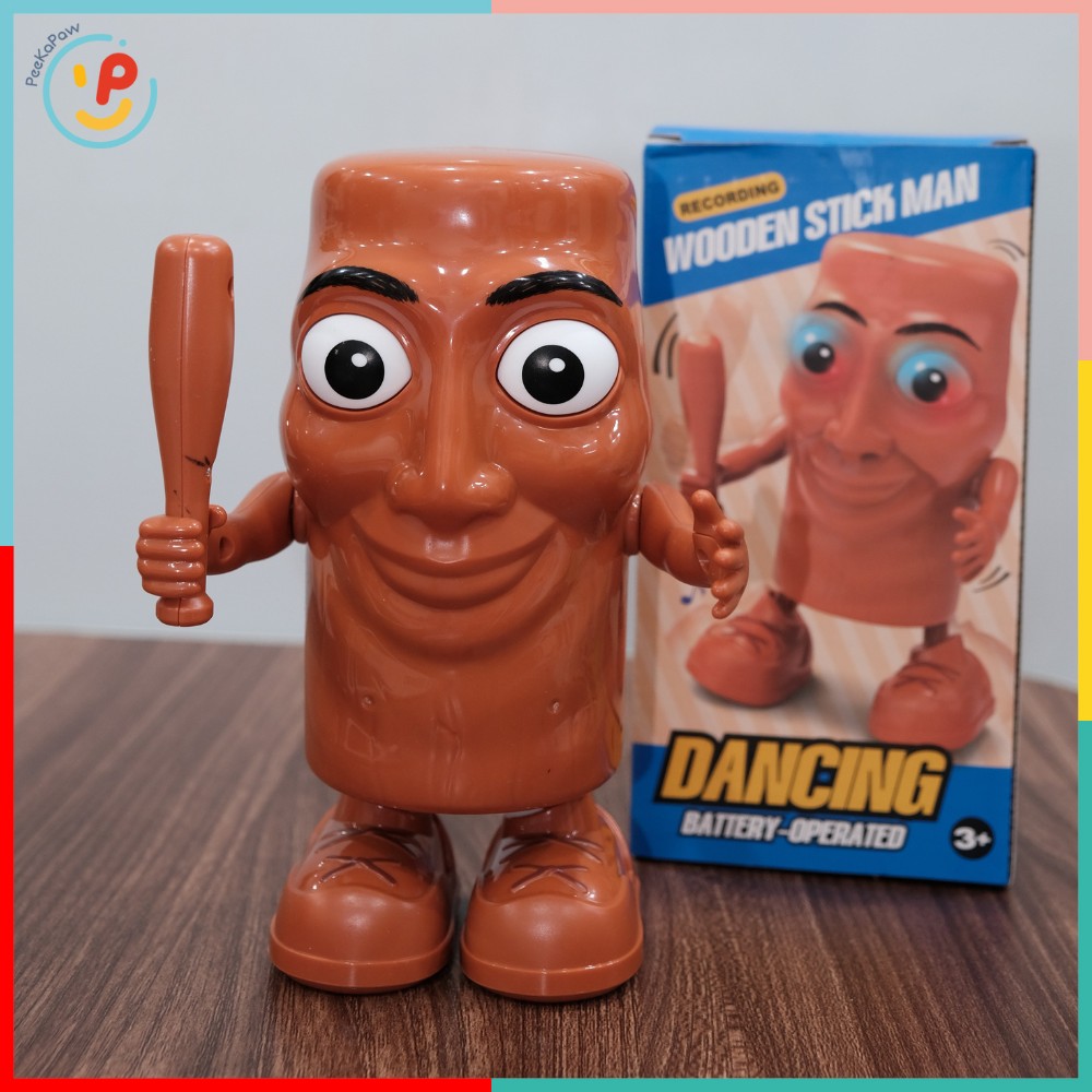Đồ Chơi Người Gỗ TungTungSahur Biết Nhảy Múa Có Đèn 8899-320 – Peekapaw Toys