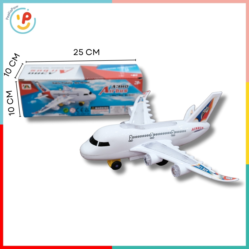 Máy Bay Đồ Chơi Airbus A380 Có Đèn và Âm Thanh 567-10 – Peekapaw Toys