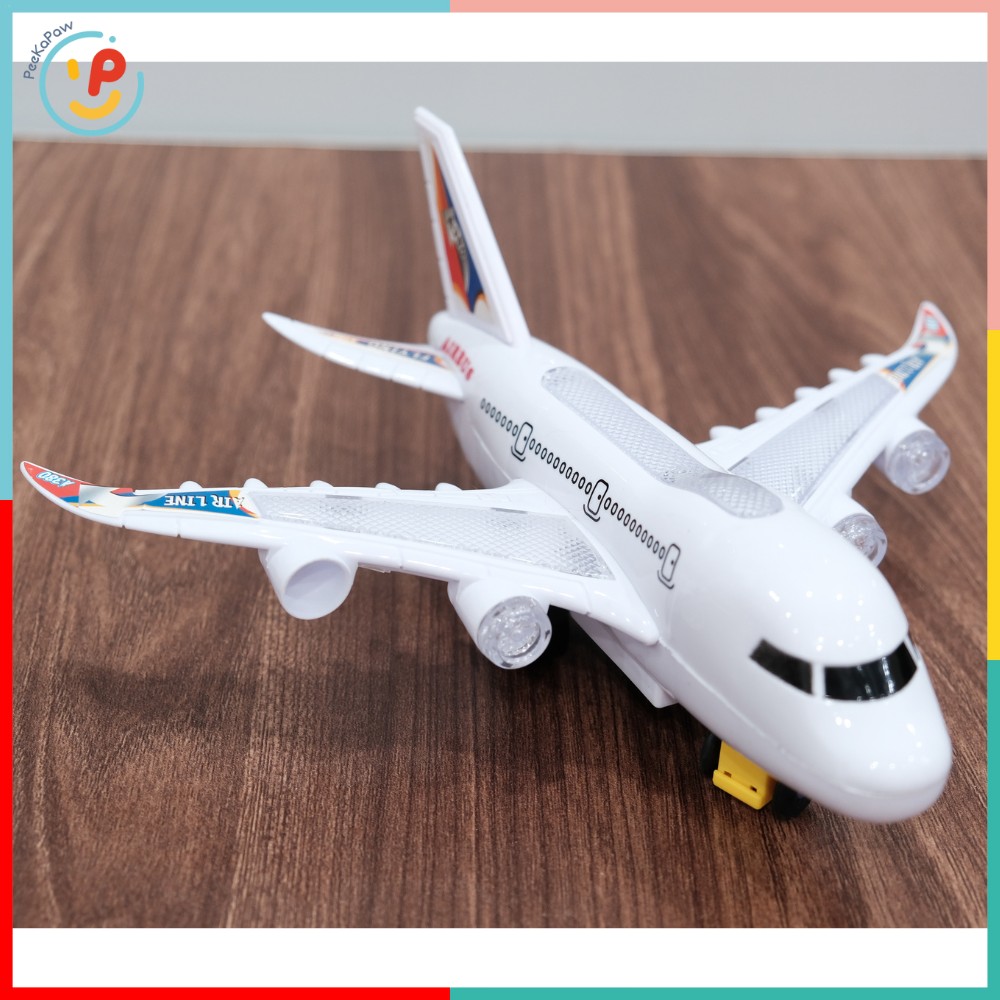 Máy Bay Đồ Chơi Airbus A380 Có Đèn và Âm Thanh 567-10 – Peekapaw Toys