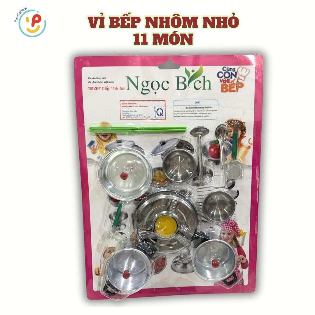 TỔNG HỢP đồ chơi nhà bếp bằng NHÔM hàng Việt Nam