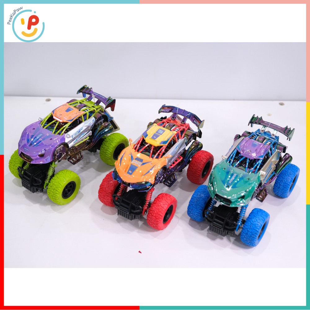 Đồ chơi xe địa hình 20cm chất liệu hợp kim chạy trớn bánh nhún PeeKaPaw Toys