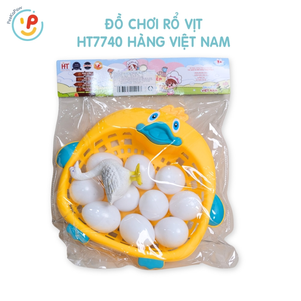 Đồ chơi rổ trứng vịt hàng Việt Nam HT7740 PeeKaPaw Toys