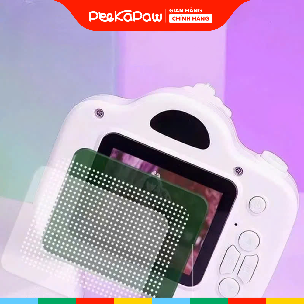 Máy chụp hình Kuromi Cinamoroll Melody đồ chơi 4 chức năng kèm thẻ nhớ 16 GB FQQ-01 PeeKaPaw Toys