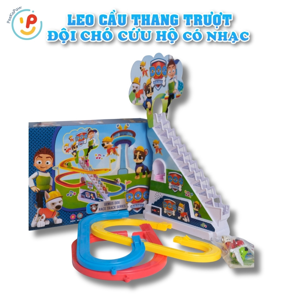 Đồ chơi leo cầu thang trượt Biệt đội chó cứu hộ Paw Patrol có nhạc PeeKaPaw Toys