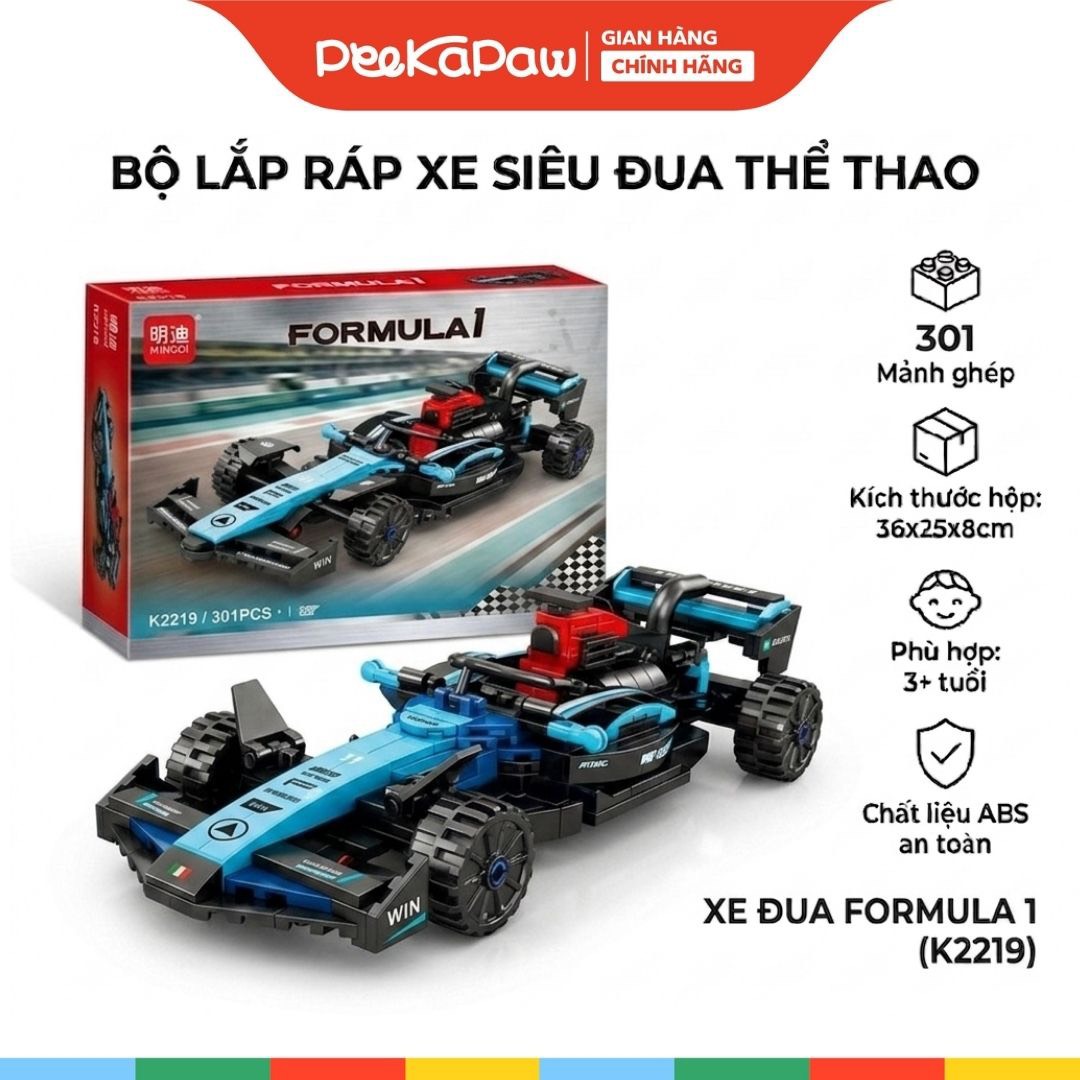 Bộ Lắp Ráp Xe Đua Formula 1 289-305 Chi Tiết