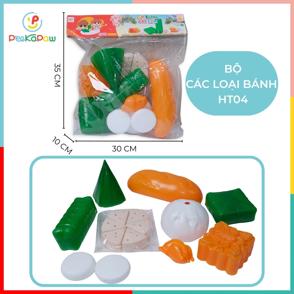 (Tổng hợp) Bộ đồ chơi nấu ăn nhà bếp và thực phẩm hàng Việt Nam PeeKaPaw Toys