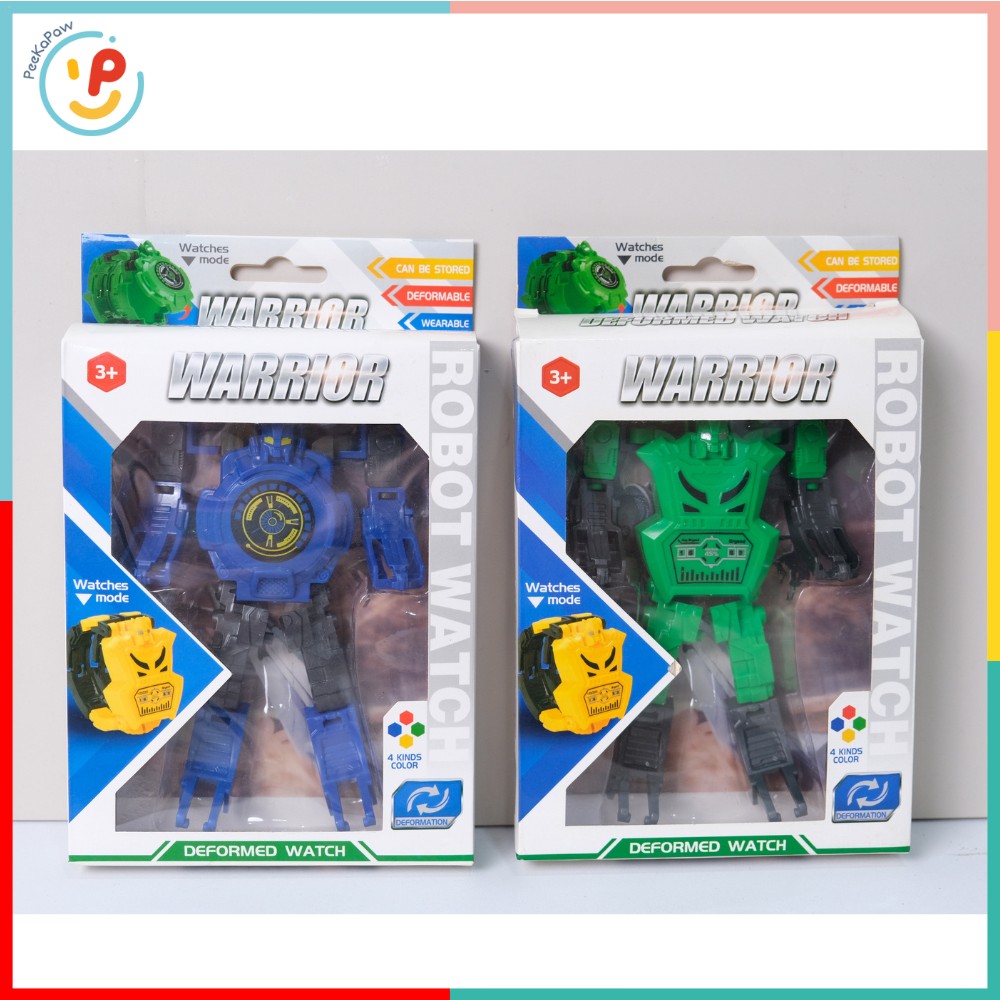 Đồ Chơi Đồng Hồ Siêu Nhân Biến Hình Robot 618-1 PeeKaPaw Toys