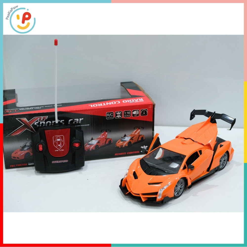 Xe ô tô dáng thể thao điều khiển từ xa tỉ lệ 1:16 có đèn 789-506 – PeeKaPaw Toys