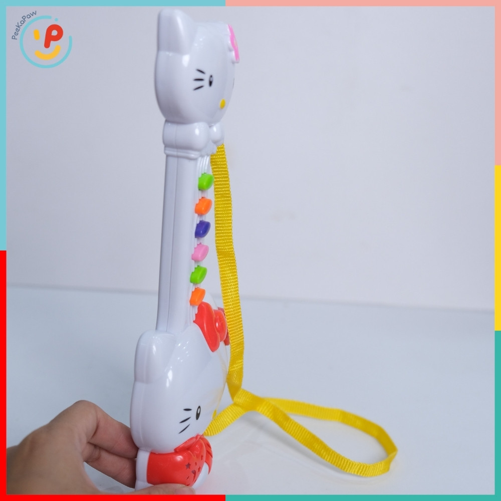 Đàn guitar mèo Kitty đồ chơi âm nhạc cho bé 1208A PeeKaPaw Toys