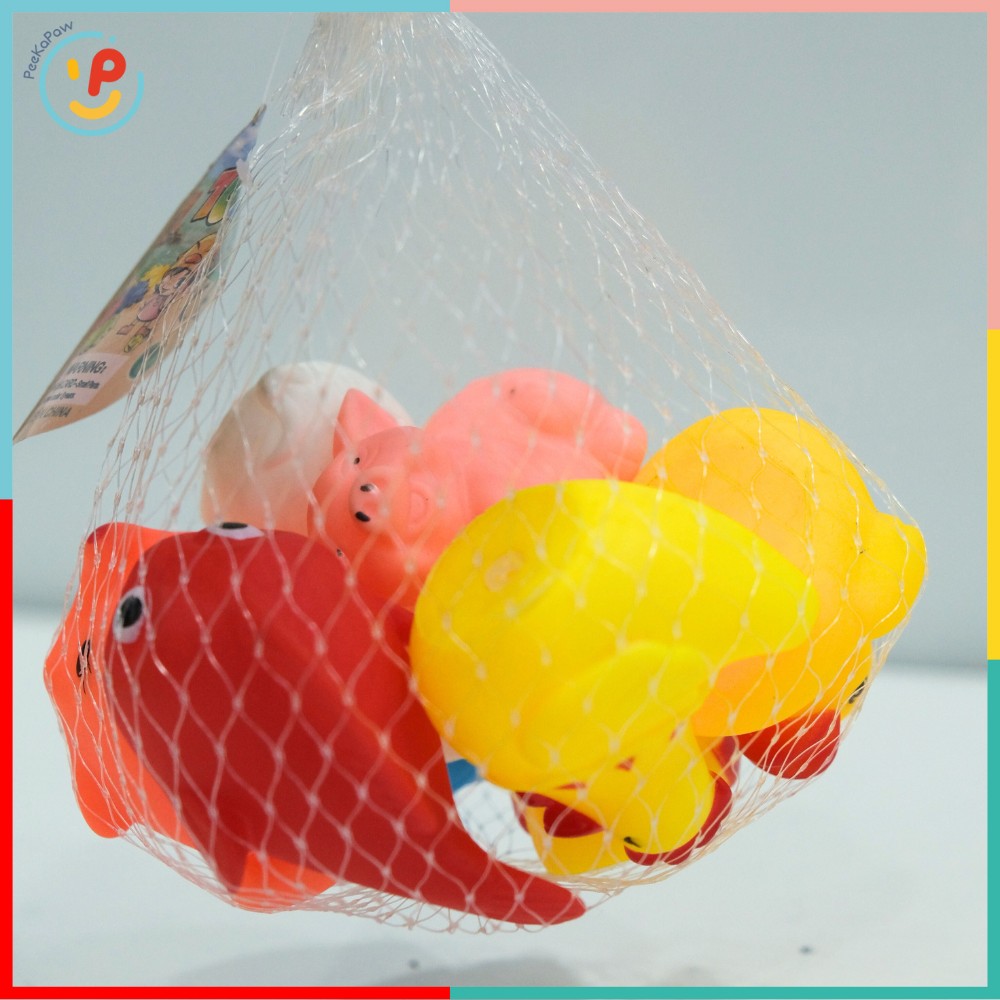 Đồ chơi thú bóp mềm chút chít cho bé sơ sinh PeeKaPaw Toys