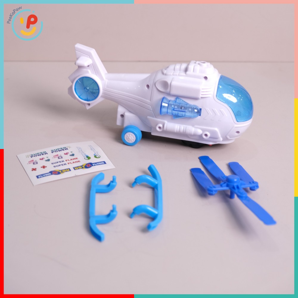 Máy bay trực thăng 333 có đèn nhạc PeeKaPaw Toys
