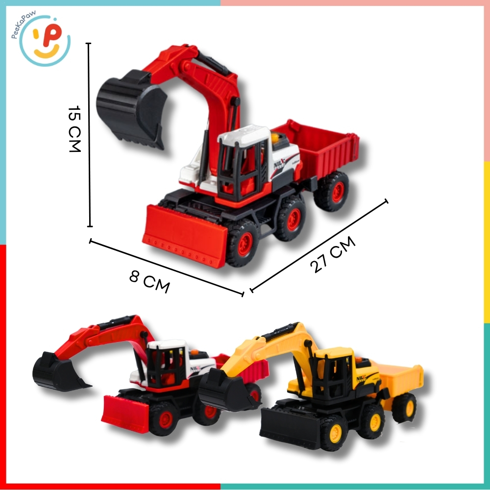 Xe cẩu đồ chơi chạy trớn có âm thanh 101-20 PeeKaPaw Toys