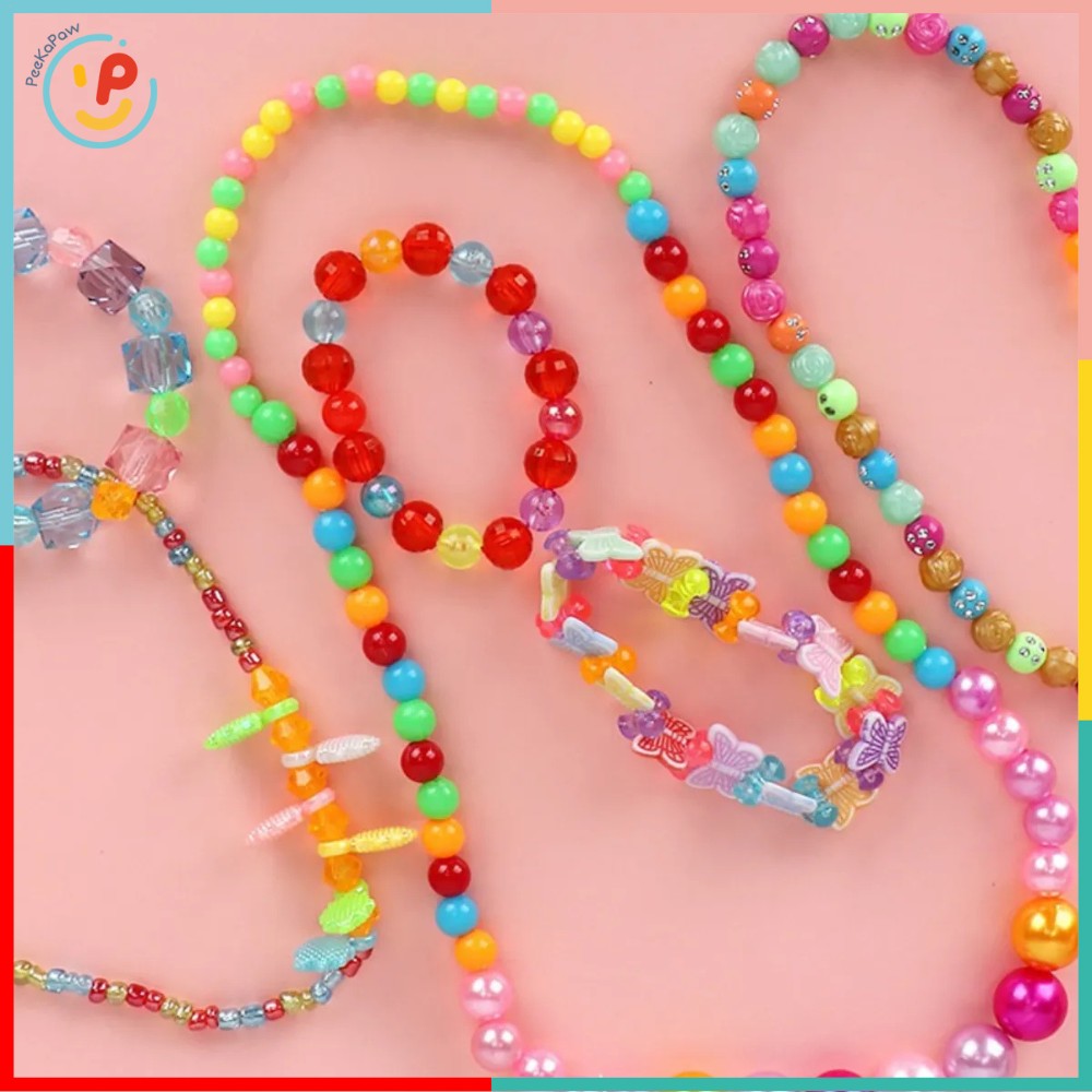 Đồ chơi thiết kế trang sức xâu hạt cho bé nhiều màu sáng tạo 8878 PeeKaPaw Toys