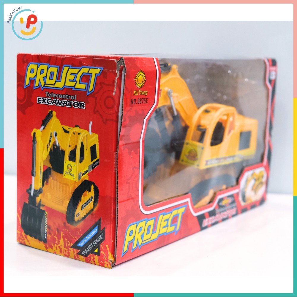 Xe cẩu điều khiển từ xa dùng pin sạc 6875E – PeeKaPaw Toys