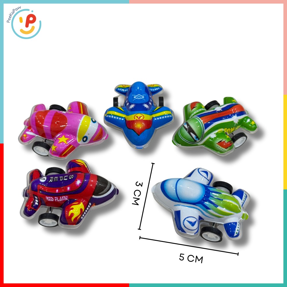 Máy bay trớn mini 5cm nhiều màu PeeKaPaw Toys