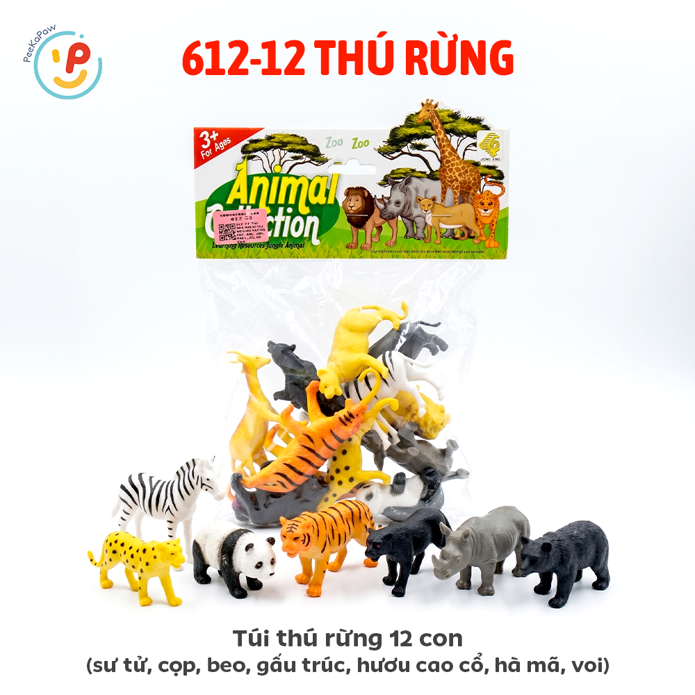 Mô Hình Động Vật Nông Trại Và Thú Rừng Cho Bé PeeKaPaw Toys