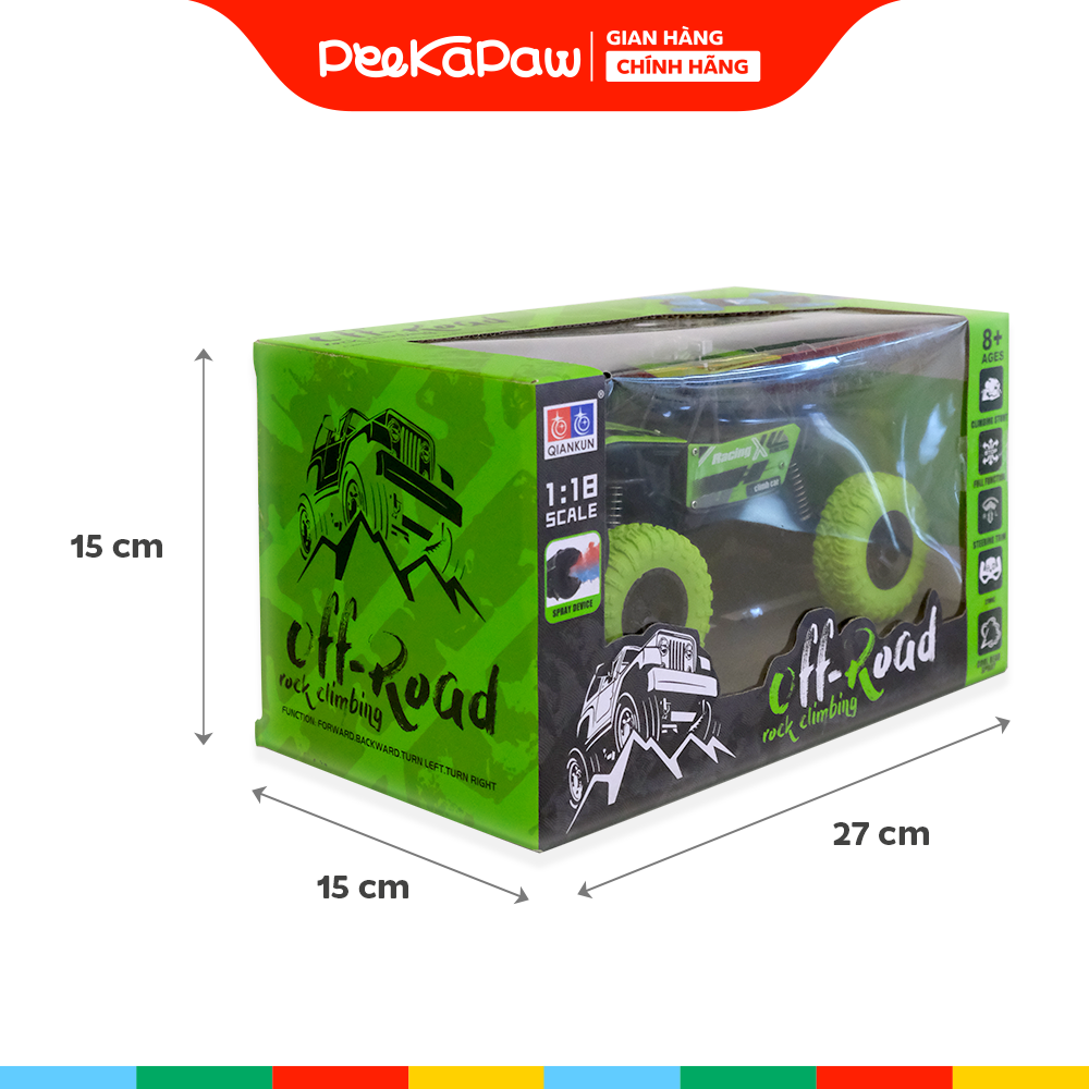 Xe địa hình điều khiển pin sạc 11808 PeeKaPaw Toys