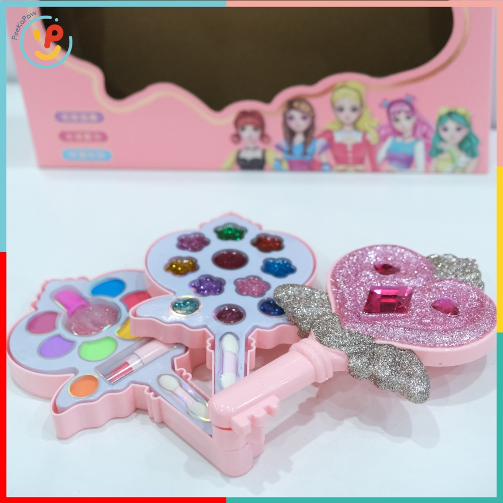 Hộp đồ chơi trang điểm 3 tầng 1688-023 trang điểm công chúa PeeKaPaw Toys